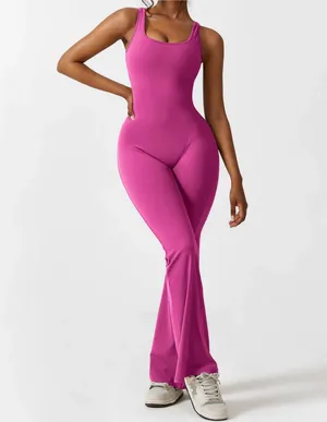 Long jumpsuit Pink thumbnail 5