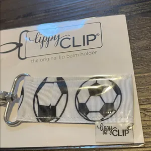 LippyClip Soccer Lip Balm Holder thumbnail 2