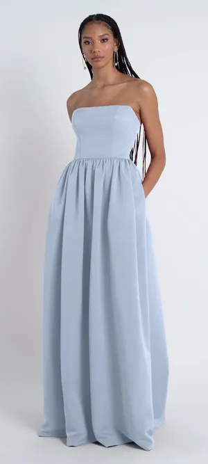 Jenny Yoo Laney Dress Whisper Blue thumbnail 1