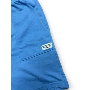 Divided 3/$12: Light Blue Smocked Wide Leg Loose Fit Sweat Shorts Elastic Waist Small thumbnail 2