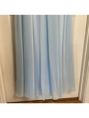 Azazie light Blue pastel full length Formal Dress - no size listed romantic thumbnail 2