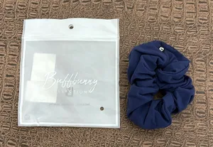 Buffbunny Collection Midnight Navy Scrunchie NWT thumbnail 1