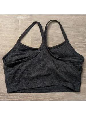 Aerie Offline Gray The Hugger Least Support Sports Bra Size XL thumbnail 4