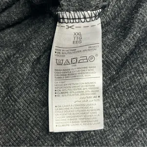 Imperfect Old‎ Navy charcoal gray long sleeve shirt stretchy comfy XXL 2018 top thumbnail 11