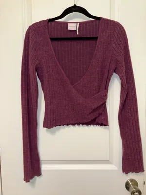 Purple Blouse Size M thumbnail 1