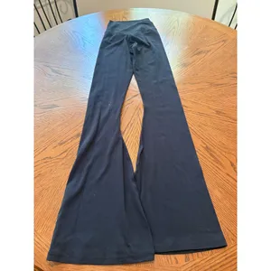 OFFLINE by Aerie Real Me Flare Leggings Navy Blue Crossover High Waist XS thumbnail 6