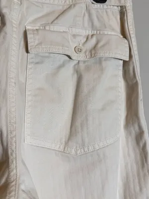 Madewell The Perfect Vintage Wide-Leg Pant: Utility Edition Women's 29 Linen Tan thumbnail 12