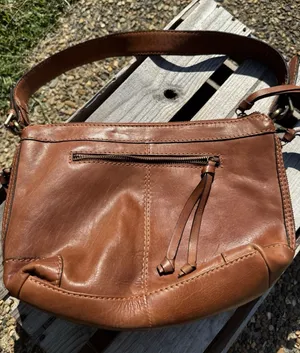Brown‎ Leather Shoulder Purse Bag thumbnail 1