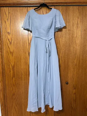 Dusty Blue Formal Dress Size XS thumbnail 2