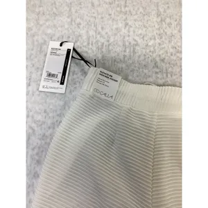 CALIA Elevate Rib High-Rise Jogger XS Cloud Cover White‎ Textured WAX82 NEW thumbnail 6