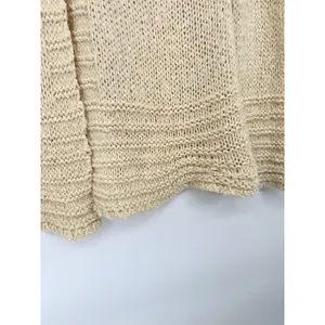 Parkhurst Cardigan Sweater Boho Minimalist Neutral Lagenlook Women Size XL Cream thumbnail 3
