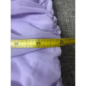 Womens Lg Lavender Ruched Cowl Neck Maxi Gown Sleeveless Purple Sexy Long Dress thumbnail 12