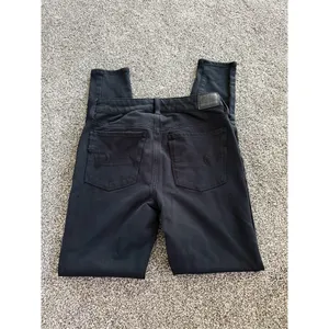 American Eagle Hi-Rise Jegging Skinny Jeans Womens 6 Long Black Super thumbnail 7