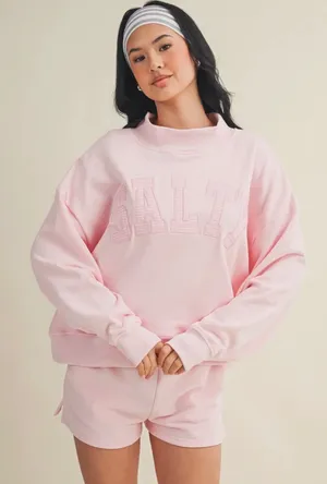 Kimberly Salty Mock Neck Sweatshirt thumbnail 1