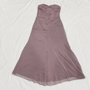 Vintage Jim Hjelm Occasions Style 5128 Mauve Chiffon Rhinestone Formal Gown thumbnail 2