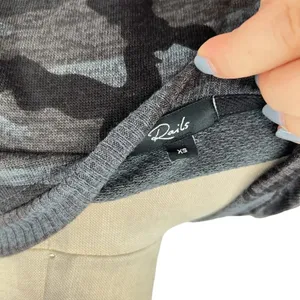 Rails Ramona Sweatshirt Iron Camo Print‎ Gray Black Long Sleeve Size XS thumbnail 9