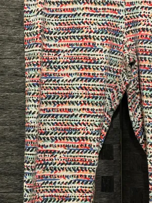 American Eagle High Rise Womens Multicolor Leggings Size L Pattern thumbnail 5