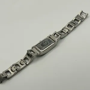 Guess Silver Tone Rectangular Dial Minimalist Women’s Watch Working thumbnail 6