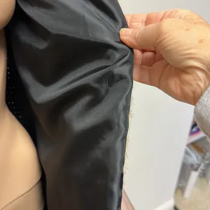 NWOT Joseph A Faux Fur Cheetah Print Long Duster Vest Sweater in back size S thumbnail 4