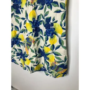 Davi & Dani sundress lemon and tropical bird design‎ back tie womens size medium thumbnail 2