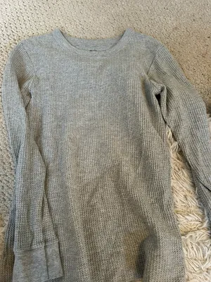 Brandy Melville Grey Cotton Longsleeve!! thumbnail 2