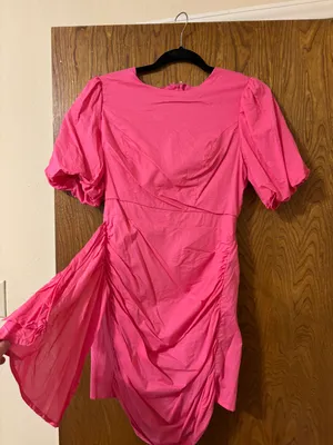 Fancy d Boutique Pink  Draped Dress  thumbnail 2