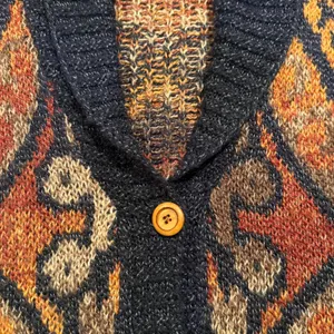 J Jill Cardigan Wool Blend Southwestern Aztec Boho Artisan Cozy Rustic Fall S thumbnail 7