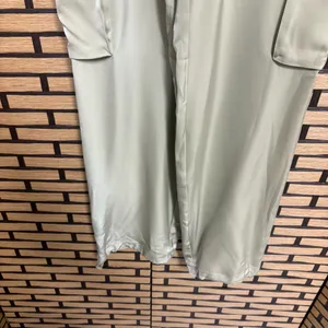 Joie Light Green Satin Cargo Pants Size 6‎ thumbnail 5