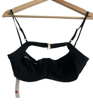 Kira Swim Black Bikini Top Size L thumbnail 1
