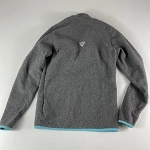 Columbia PFG Jacket Womens Small Gray‎ 1/4 Snap T-Snap Fleece Long Sleeve Ladies thumbnail 5