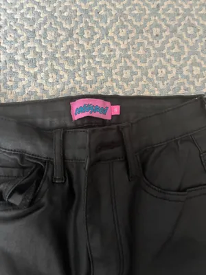 Edikted Leather Pants Flare thumbnail 2