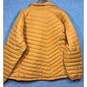 Columbia Powder Lite Jacket Womens 2X Mustard Yellow Omni-Heat Puffer WW1498 thumbnail 6