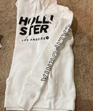 Hollister Women’s White Hoodie thumbnail 2