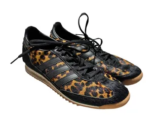 Adidas SL 72 OG Leopard Print Collegiate Green Women's 7 Fur Sneaker Low Top thumbnail 1
