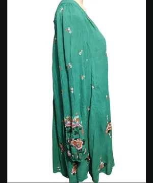 Free People Dress Floral Mini Tunic size L thumbnail 4