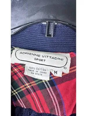 Vintage Adrienne Vittadini Womens Sweater Cardigan Oversized Academia Teacher‎ thumbnail 4