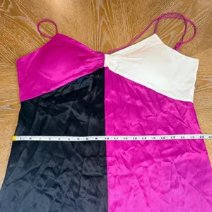 Nordstrom x Harlem's Fashion Row Harbison Satin Maxi Slip Dress‎ Size XL thumbnail 9