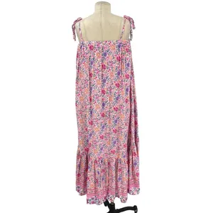 Label Of Love Rosa‎ Pink Floral Midi Dress Size Medium thumbnail 9