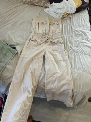 Beige Cargo Jumper Tan Size M thumbnail 6