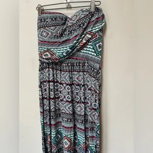 American Rag Women’s Colorful Sleeveless Bohemian Style Stretch Maxi Dress M thumbnail 2