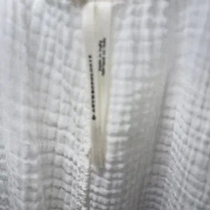 Anthropologie XL White Sleeveless Tie Front Cover Up Tunic Cottagecore Boho Chic thumbnail 7
