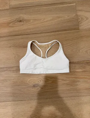 Lululemon white sports bra thumbnail 1