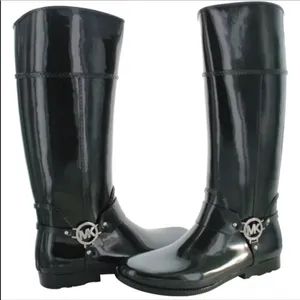 Michael Kors green rain boot thumbnail 1