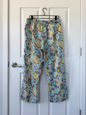 Patagonia Funhoggers Active Hiking Pants in Lago Blue NWT Women’s Large thumbnail 5