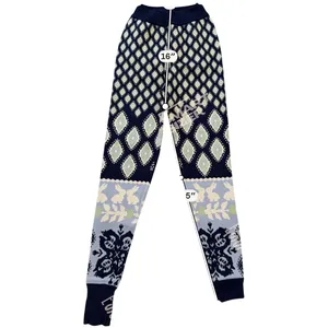 Free People Snow Bunny Knit SET Cardigan & Leggings XS Blue Lounge Nordic Indie thumbnail 8