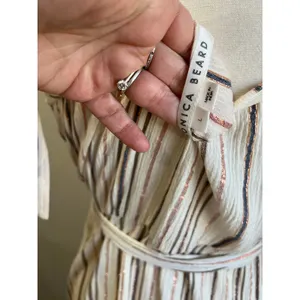 Veronica Beard‎ Michi Metallic Stripe Maxi Dress Elegant Occasion Size Large thumbnail 8