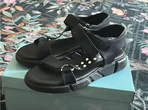 Dirty Laundry Black Studded Sandals thumbnail 2