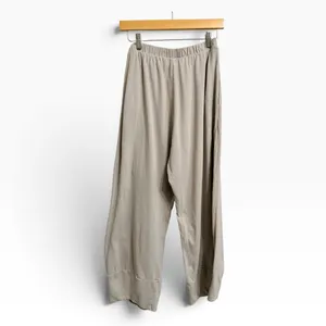 Zara beige bloomer Harem Pants Women's Size Medium thumbnail 4