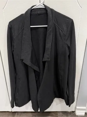Lululemon Heathered Black Coast Wrap II thumbnail 7