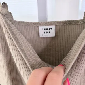Sunday-best Women's Cream and Tan Vest thumbnail 2